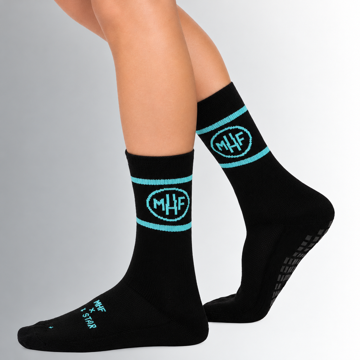 Crew Socks Black Youth 2-7