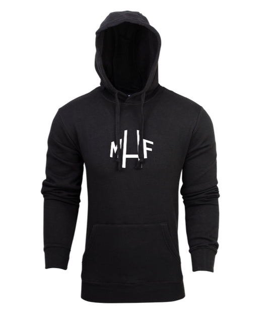 Supporter Hoodie- Black with White Logo