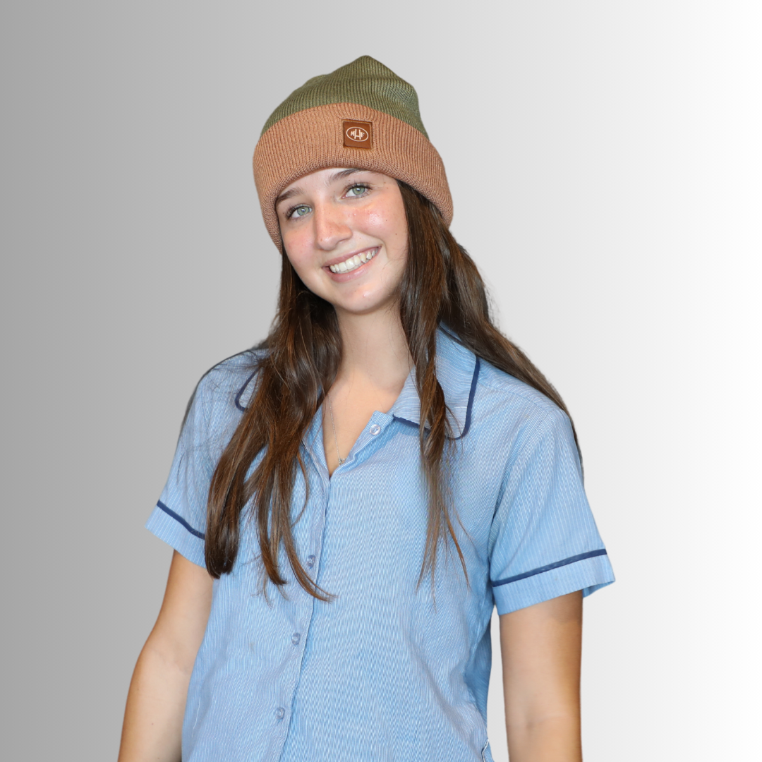 2026 Khaki Combo Beanie