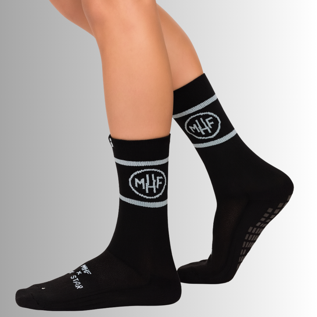 Crew Socks Black Youth
